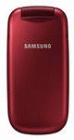 Мобильный телефон SAMSUNG GT-E1272, красный, раскладной, 2 сим карты