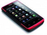 Смартфон PHILIPS Xenium W7555, черно-красный, моноблок, 2 сим карты
