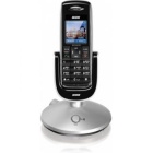 Телефон DECT BBK BKD-855 RU, черный и серебристый