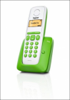 Телефон DECT GIGASET A130, зеленый и белый