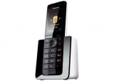 Телефон DECT PANASONIC KX-PRS110RU, черный и белый