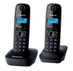 Телефон DECT PANASONIC KX-TG1612RUH, темно-серый