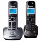 Телефон DECT PANASONIC KX-TG2512RU1, серый металлик