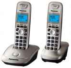 Телефон DECT PANASONIC KX-TG2512RUN, платиновый