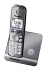 Телефон DECT PANASONIC KX-TG6711RUM, серый металлик