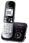 Телефон DECT PANASONIC KX-TG6821RUM, серый металлик