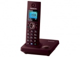 Телефон DECT PANASONIC KX-TG7851RUR, красный