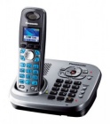 Телефон DECT PANASONIC KX-TG8041RUM, серый металлик