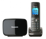 Телефон DECT PANASONIC KX-TG8611RUM, серый металлик