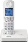 Телефон DECT PHILIPS D4001W/51, белый
