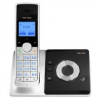 Телефон DECT TEXET TX-D7455А, черный и серебристый
