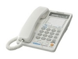 Телефон PANASONIC KX-TS2368RUW, белый