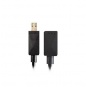 Адаптер GINZZU GC-881B, microUSB- microUSB, 0.2м черный