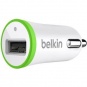 Автомобильное з/у BELKIN F8J044cwWHT, USB, 1000мА, белый