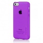 Чехол (клип-кейс) INCIPIO Feather Clear (IPH-1142-PRP), фиолетовый, для Apple iPhone 5c