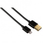 Кабель HAMA H-102094, USB- Lightning, 1.5м черный [00102094]