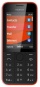 Мобильный телефон NOKIA 208, черно-красный, моноблок