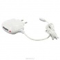Сетевое з/у ENERGIZER LCHECTCMAMP2, 30-pin (Apple)/miniUSB, 1000мА, белый