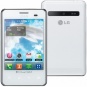 Смартфон LG Optimus L3 E400, серебристо-белый, моноблок