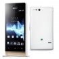 Смартфон SONY Xperia Miro ST23i, бело-золотистый, моноблок