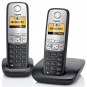 Телефон DECT GIGASET A400 DUO, черный